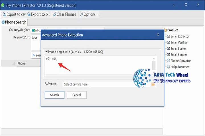 Free Tool For WhatsApp Number Extraction - Ariatechwheel